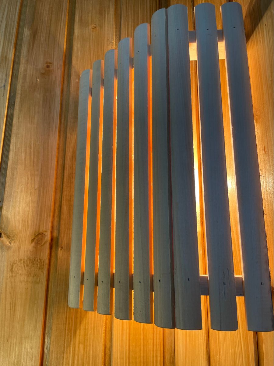 Абажур угловой с гималайской солью россыпь - детальное фото в Миди Лтд Детальное изображение товара Абажур угловой с гималайской солью россыпь в Миди Лтд