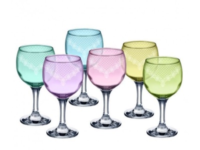 Изображение товара Фужер Крокус 250мл 6шт микс (2шт/уп) Х в Миди Лтд