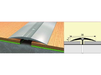 Стык 38мм  1,8 алюминий - фото в Миди Лтд Изображение товара Стык 38мм  1,8 алюминий в Миди Лтд