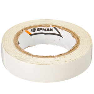Изображение товара Изолента ПВХ белая 15мм-7,5м Ермак (16шт/уп)  672-001 в Миди Лтд