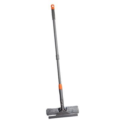 Окномойка с телескопической ручкой 28*4,7см съемный скребок 100-142см BY (10шт/кор) - фото в Миди Лтд Изображение товара Окномойка с телескопической ручкой 28*4,7см съемный скребок 100-142см BY (10шт/кор) в Миди Лтд