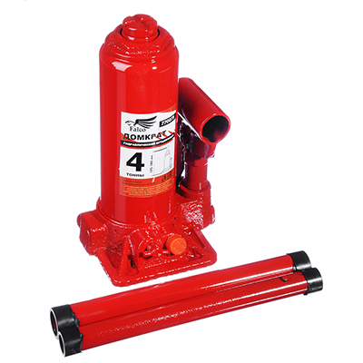 Изображение товара Домкрат гидравлический бутылочный 4т высота подъема 195-380мм ЕРМАК (5шт/кор) в Миди Лтд