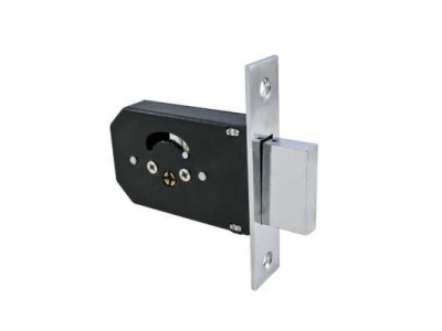 Изображение товара Замок врезной 955-5K CP хром крестовой ключ Стандарт (60шт/уп) в Миди Лтд