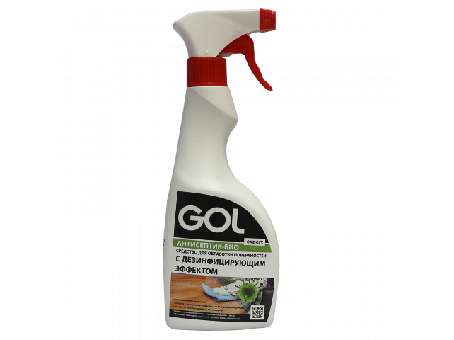 Антисептик-БИО для обработки поверхностей GOLexpert 0,5л (21шт/уп) - фото в Миди Лтд Изображение товара Антисептик-БИО для обработки поверхностей GOLexpert 0,5л (21шт/уп) в Миди Лтд
