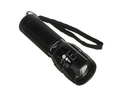 Фонарик XPE, 3хААА, 1 режим, пластик, металл, ЧИНГИСХАН - фото в Миди Лтд Изображение товара Фонарик XPE, 3хААА, 1 режим, пластик, металл, ЧИНГИСХАН в Миди Лтд