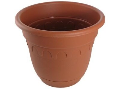 Горшок КОЛЫВАНЬ с поддном d30см 10л терракот (7шт/уп) - фото в Миди Лтд Изображение товара Горшок КОЛЫВАНЬ с поддном d30см 10л терракот (7шт/уп) в Миди Лтд