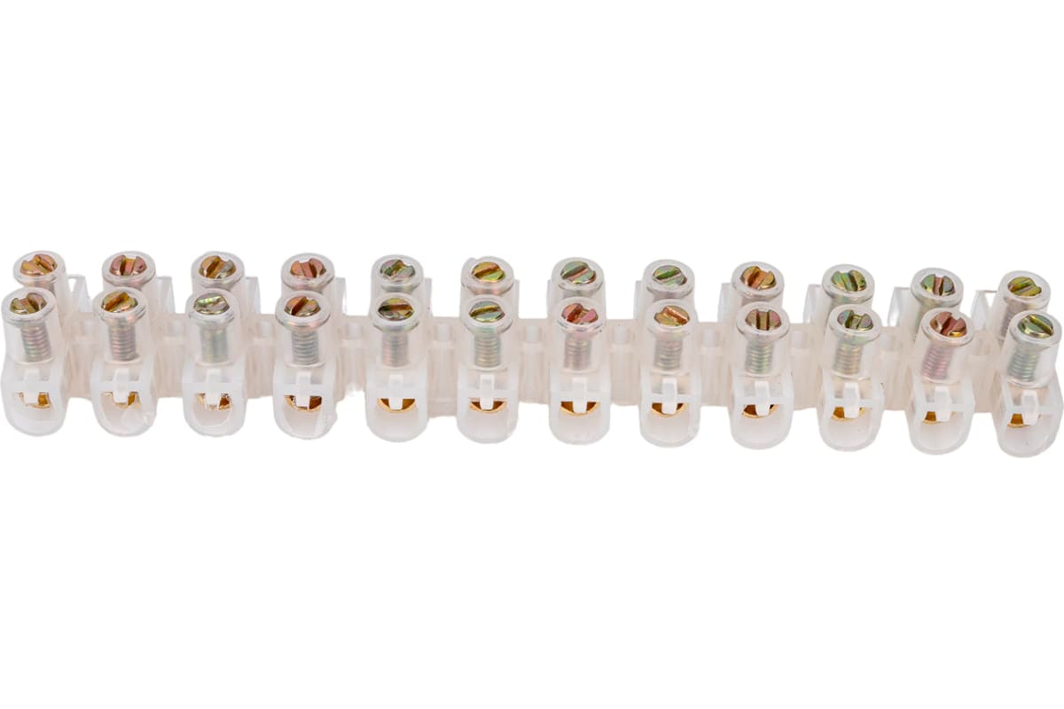 Изображение товара Зажим винтовой ЗВИ-3 1-2,5мм2 12пар в Миди Лтд