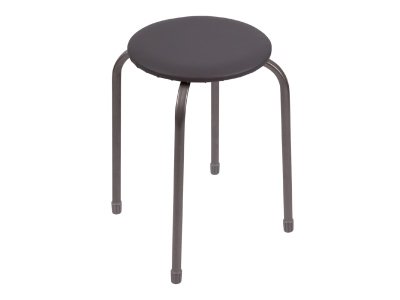 Табурет Эконом NIKA 440х450мм серый - фото в Миди Лтд Изображение товара Табурет Эконом NIKA 440х450мм серый в Миди Лтд