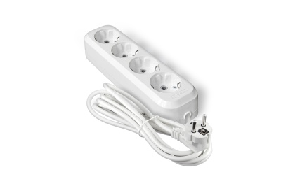 Удлинитель 4 гнезда с/з 3м (30шт/кор) - фото в Миди Лтд Изображение товара Удлинитель 4 гнезда с/з 3м (30шт/кор) в Миди Лтд