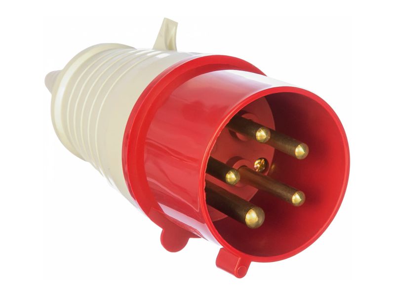 Изображение товара Вилка 025 3Р+РЕ+N 32А 380В IP44 TDM в Миди Лтд