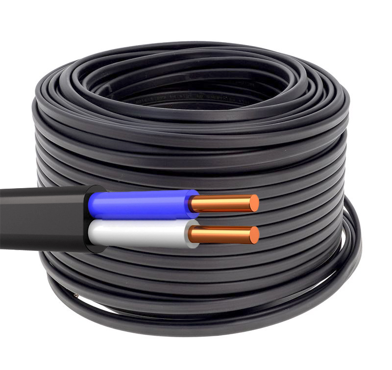 Кабель ВВГ-Пнг 2х2,5 черный ТУ - фото в Миди Лтд Изображение товара Кабель ВВГ-Пнг 2х2,5 черный ТУ в Миди Лтд