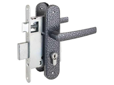 Изображение товара Замок врезной ЗВ4-3.08 серебро стяжки Птимаш (10шт/уп) в Миди Лтд