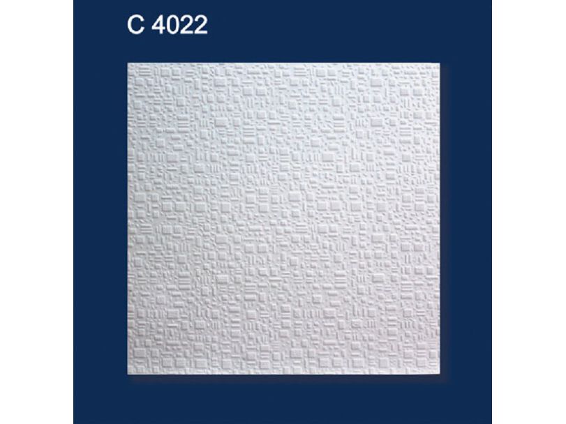 Потолочная плита белая 50*50см С4022 (уп-2кв.м)(кор-12уп) - фото в Миди Лтд Изображение товара Потолочная плита белая 50*50см С4022 (уп-2кв.м)(кор-12уп) в Миди Лтд