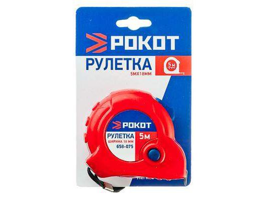 Изображение товара Рулетка  5м*18мм РОКОТ            ХХ в Миди Лтд