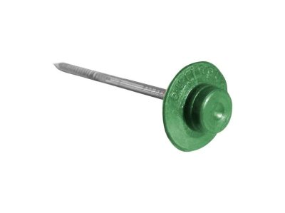 Ондулин гвозди с литой шляпкой зеленые 3.55х0.08мм (100шт/пал) - фото в Миди Лтд Изображение товара Ондулин гвозди с литой шляпкой зеленые 3.55х0.08мм (100шт/пал) в Миди Лтд