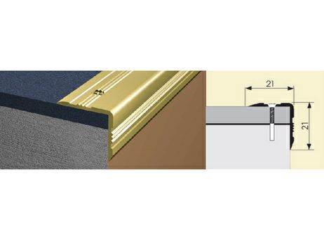 Изображение товара Угол 21*21 1,35 дуб дымчатый в Миди Лтд