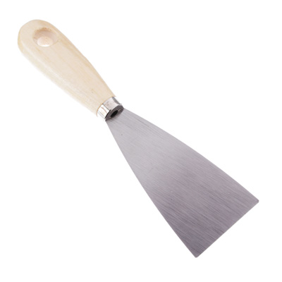 Шпатель метал.(нерж) деревянная ручка  50мм HEADMAN (240шт/кор) - фото в Миди Лтд Изображение товара Шпатель метал.(нерж) деревянная ручка  50мм HEADMAN (240шт/кор) в Миди Лтд