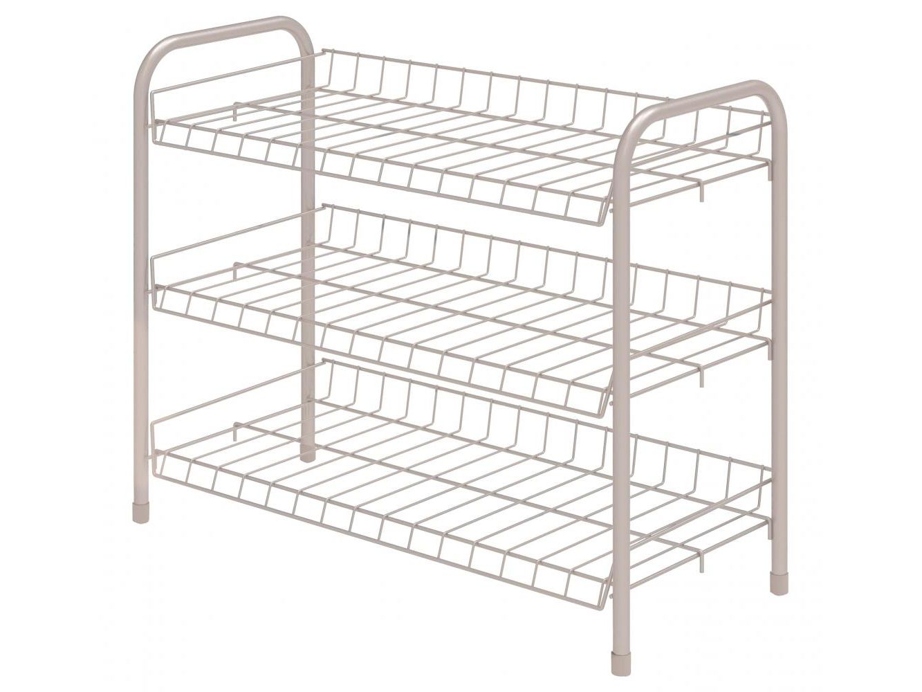 Изображение товара Этажерка NIKA 660х280х520 бежевый металлик в Миди Лтд