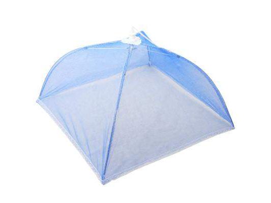 Изображение товара Чехол-зонтик для пищи,40*40 см,полиэстр,4 цвета 49*8*2,5 в Миди Лтд