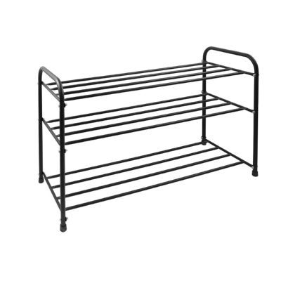 Изображение товара Подставка для обуви 3 полки 80см черный в Миди Лтд