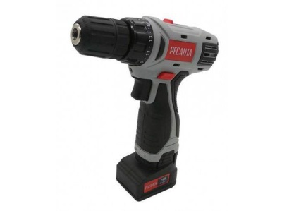 Дрель-шуруповерт аккумуляторная ДА-24-2ЛК Ресанта Х - фото в Миди Лтд Изображение товара Дрель-шуруповерт аккумуляторная ДА-24-2ЛК Ресанта Х в Миди Лтд