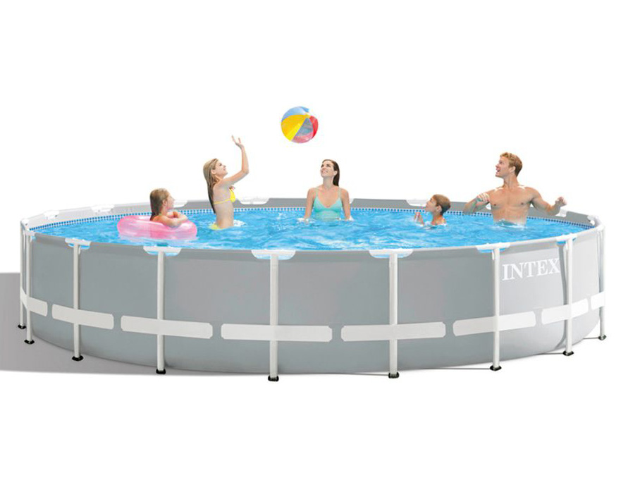 Изображение товара Бассейн каркасный с фильтр-насосом INTEX призматический 549*122см 26732NP    ХХ в Миди Лтд