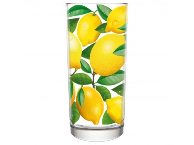 Стакан Лимоны 300мл 4шт (6шт/уп) - фото в Миди Лтд Изображение товара Стакан Лимоны 300мл 4шт (6шт/уп) в Миди Лтд