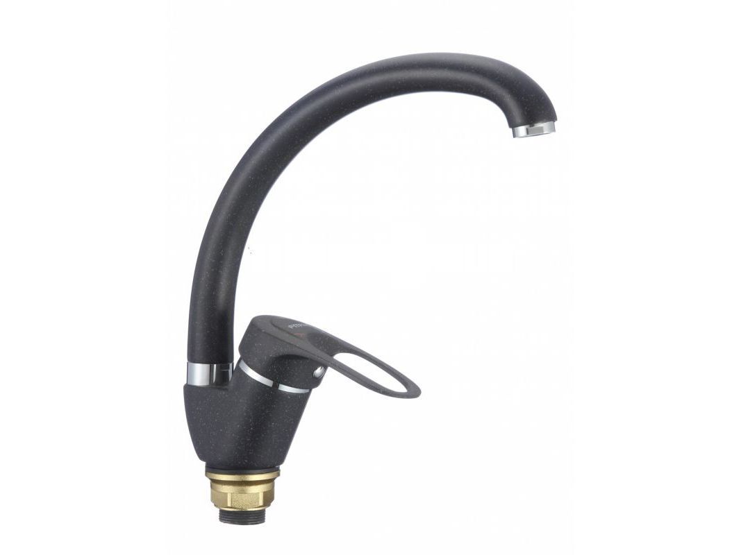 Изображение товара Смеситель для кухни высок. излив 40к (ЧЕРНЫЙ) FM4104H Fmark в Миди Лтд