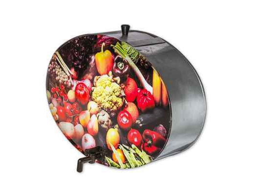 Умывальник оцинкованный с декором 20л - фото в Миди Лтд Изображение товара Умывальник оцинкованный с декором 20л в Миди Лтд