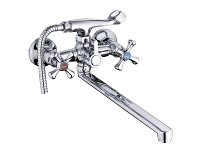 Изображение товара Смеситель для ванны длинный излив DML7-B ZEGOR в Миди Лтд