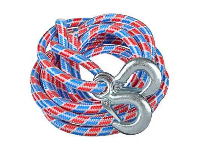 Изображение товара Трос буксировочный  5т NEW GALAXY с крюками авиационный капрон, длина 5м (15шт/кор) в Миди Лтд