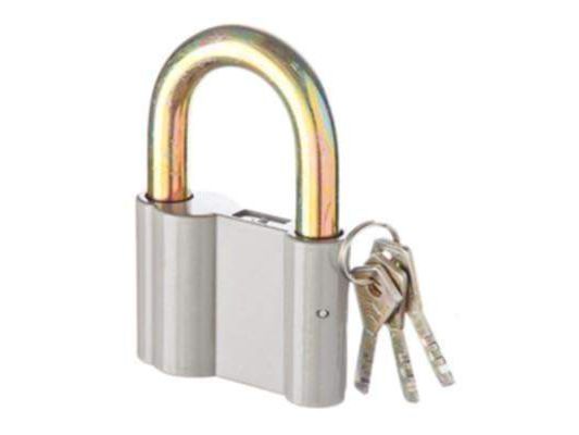 Замок навесной 80мм Ермак алюминиевый (48шт/кор) - фото в Миди Лтд Изображение товара Замок навесной 80мм Ермак алюминиевый (48шт/кор) в Миди Лтд