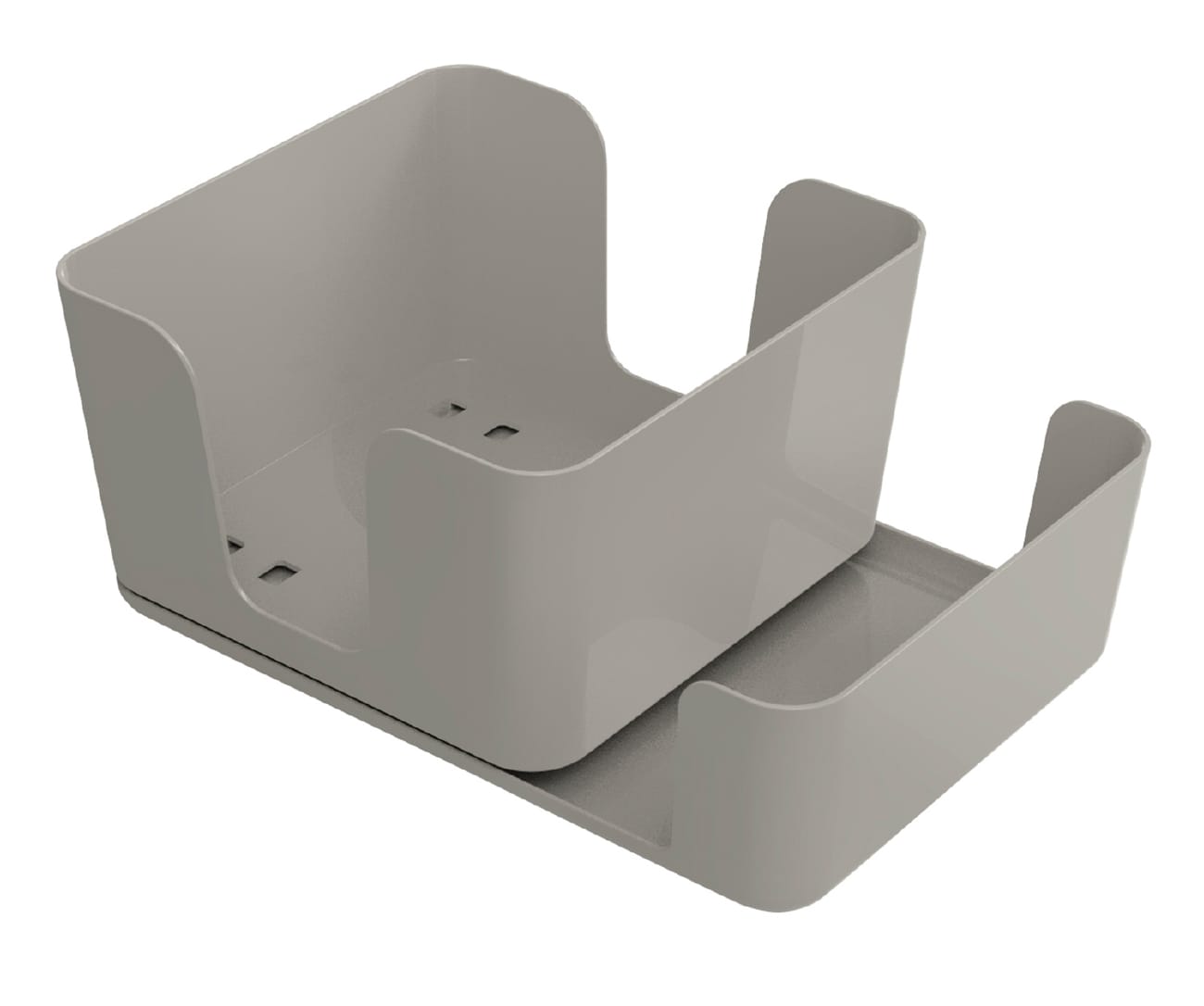 Изображение товара Салфетница с отделением для специй Смарт пыльно-серая (15шт/уп) Х в Миди Лтд