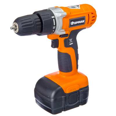 Дрель-Шуруповерт аккумуляторная Ермак ДША-12 Ni-Cd 12в 1,2Ач 0-550 об/мин кейс - фото в Миди Лтд Изображение товара Дрель-Шуруповерт аккумуляторная Ермак ДША-12 Ni-Cd 12в 1,2Ач 0-550 об/мин кейс в Миди Лтд