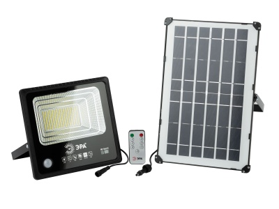 Прожектор светодиодный 100Bт на солн.бат. ЭРА с датчиком движения 1200Лм 5000К IP65 - фото в Миди Лтд Изображение товара Прожектор светодиодный 100Bт на солн.бат. ЭРА с датчиком движения 1200Лм 5000К IP65 в Миди Лтд