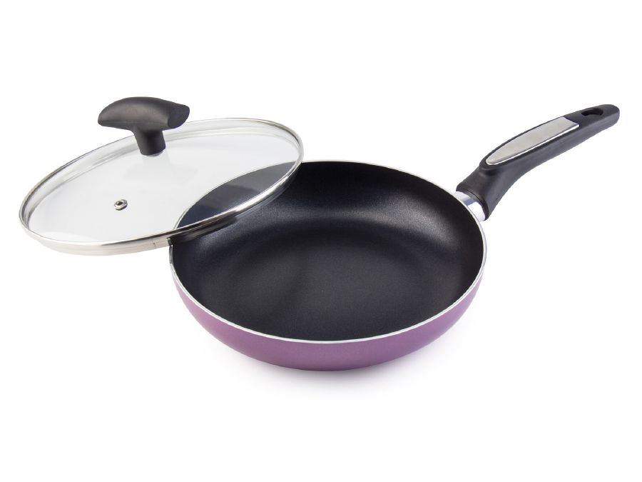 Изображение товара Сковорода GALAXY LINE GL 9826 22*4.5см с крышкой антипригарное покрытие для всех видов плит в Миди Лтд