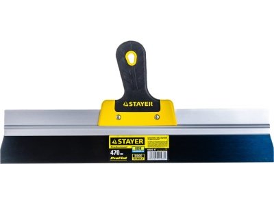 Шпатель фасадный, STAYER ProFlat, анодированный металл, 470мм двухкомпонентная ручка - фото в Миди Лтд Изображение товара Шпатель фасадный, STAYER ProFlat, анодированный металл, 470мм двухкомпонентная ручка в Миди Лтд