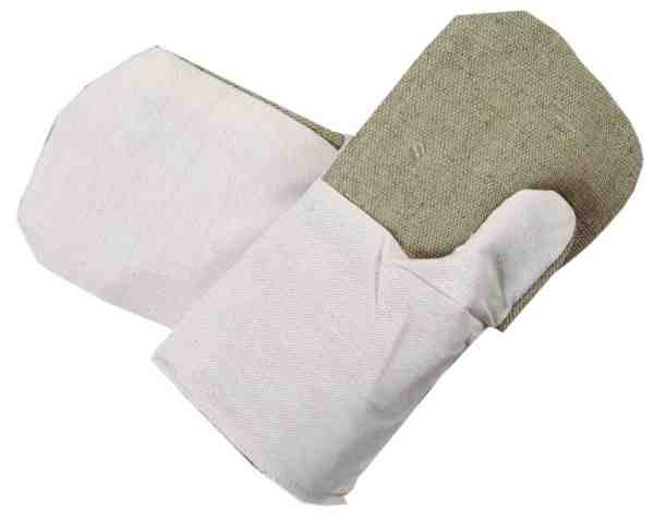 Изображение товара Рукавицы х/б с брезентовым наладонником (20шт/уп)(400шт/меш) в Миди Лтд