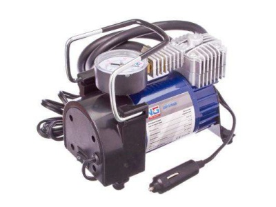 Изображение товара Компрессор автомобильный штекер прикур в сумке 12V 140W 35л/м металл (12шт/кор) в Миди Лтд