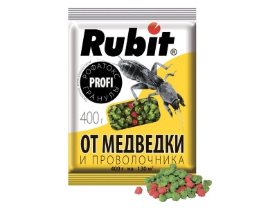 Изображение товара Средство РУБИТ РОФАТОКС гранулы от медведки и проволчника 400г (20шт/уп) в Миди Лтд