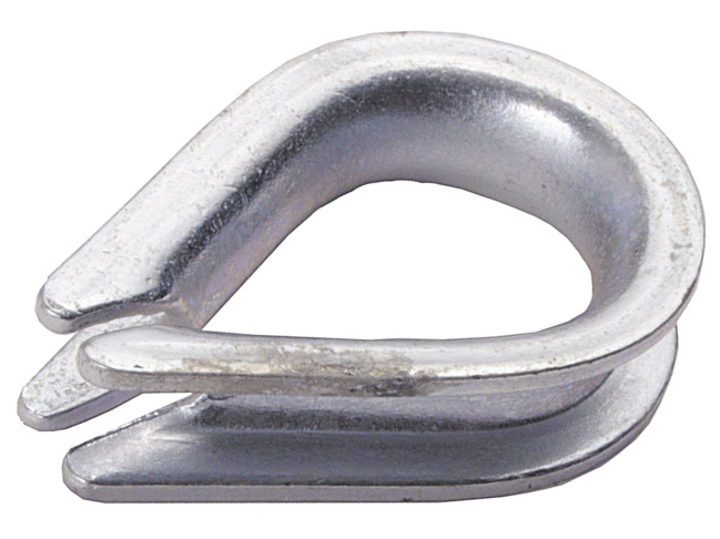 Изображение товара Коуш для стальных канатов 12 цинк в Миди Лтд