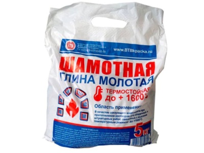 Изображение товара Шамотная глина ДС 10кг (100шт/пал) в Миди Лтд