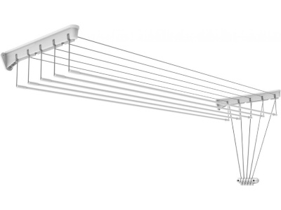 Изображение товара Сушилка для белья настенно-потолочная NIKA 1600х430 8м белая в Миди Лтд