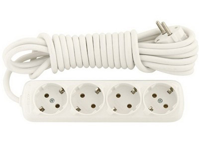 Удлинитель 4 гнезда 5м (30шт/кор) - фото в Миди Лтд Изображение товара Удлинитель 4 гнезда 5м (30шт/кор) в Миди Лтд