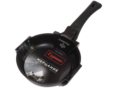 Изображение товара Сковорода Гурман 20см антипригарное покрытие Мерцание Черный алмаз (10шт/уп) в Миди Лтд
