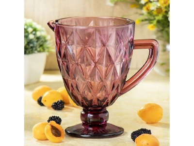 Кувшин стекло 1,1л Daniks Сиреневый (12шт/уп) Х - фото в Миди Лтд Изображение товара Кувшин стекло 1,1л Daniks Сиреневый (12шт/уп) Х в Миди Лтд