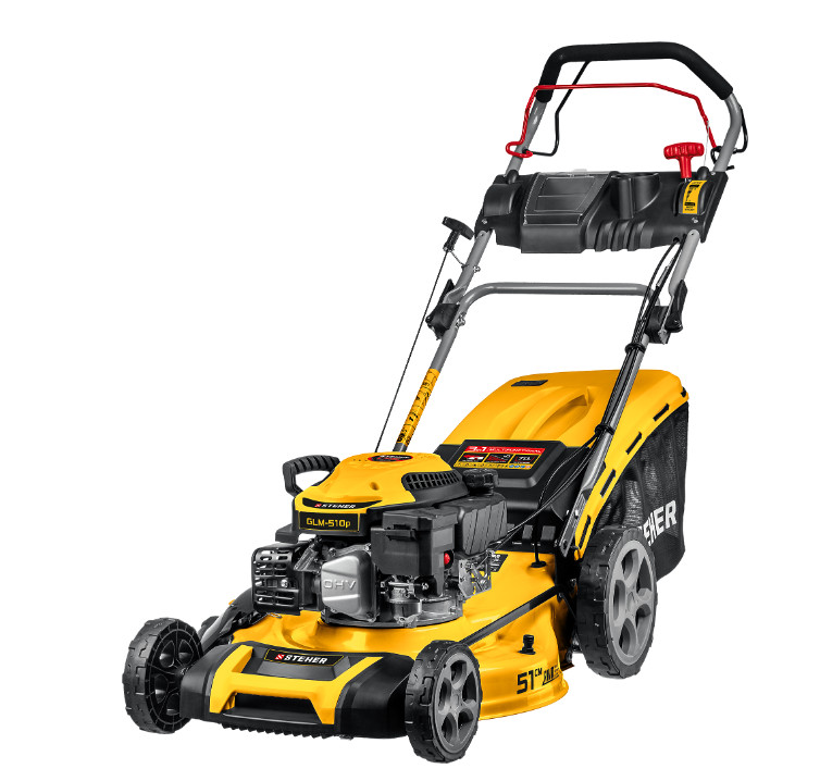 Изображение товара Газонокосилка бензиновая самоходная STEHER GLM-510p 510мм, 6.5 л.с. Х в Миди Лтд