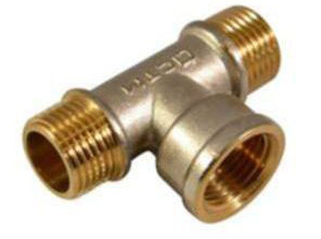 Изображение товара Тройник 1/2"ш-1/2"г-1/2"ш (латунь) (10шт/уп) в Миди Лтд