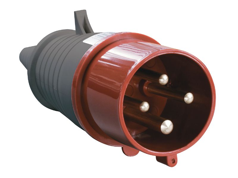 Изображение товара Вилка 024 ЗР+РЕ 32А 380В IP44 в Миди Лтд