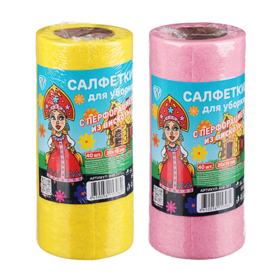 Салфетки универсальные в рулоне из вискозы 40шт 20х18см Герои (16шт/кор) - фото в Миди Лтд Изображение товара Салфетки универсальные в рулоне из вискозы 40шт 20х18см Герои (16шт/кор) в Миди Лтд